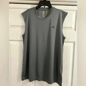 Dark Gray adidas Climalite Activewear Tops for Men in perfect condition
